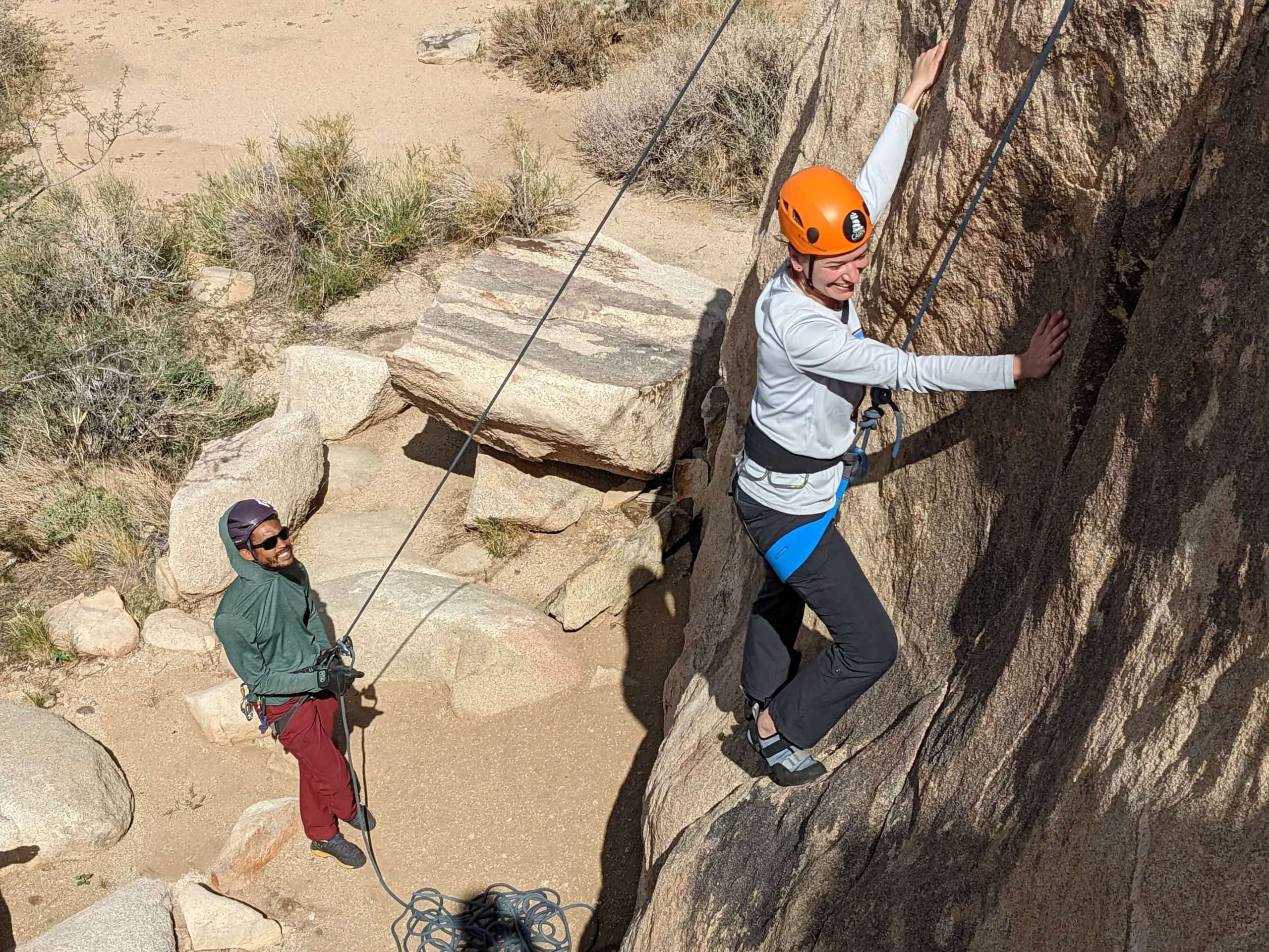 leaders can overcome fear through rock climbing