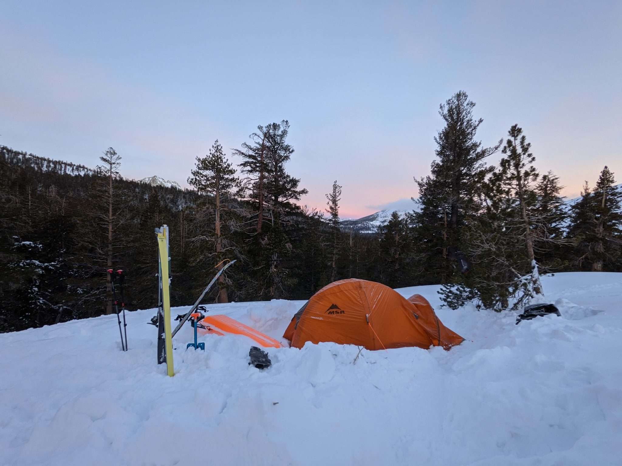 Snowy camp. Game theory and leadership are tied together when resources are limited.