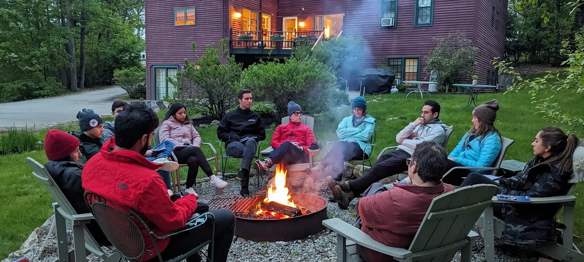 Leaders end the day with us sharing appreciations from their work