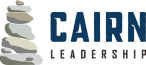 Cairn Leadership logo of a rock cairn stacked next to the name of the company.